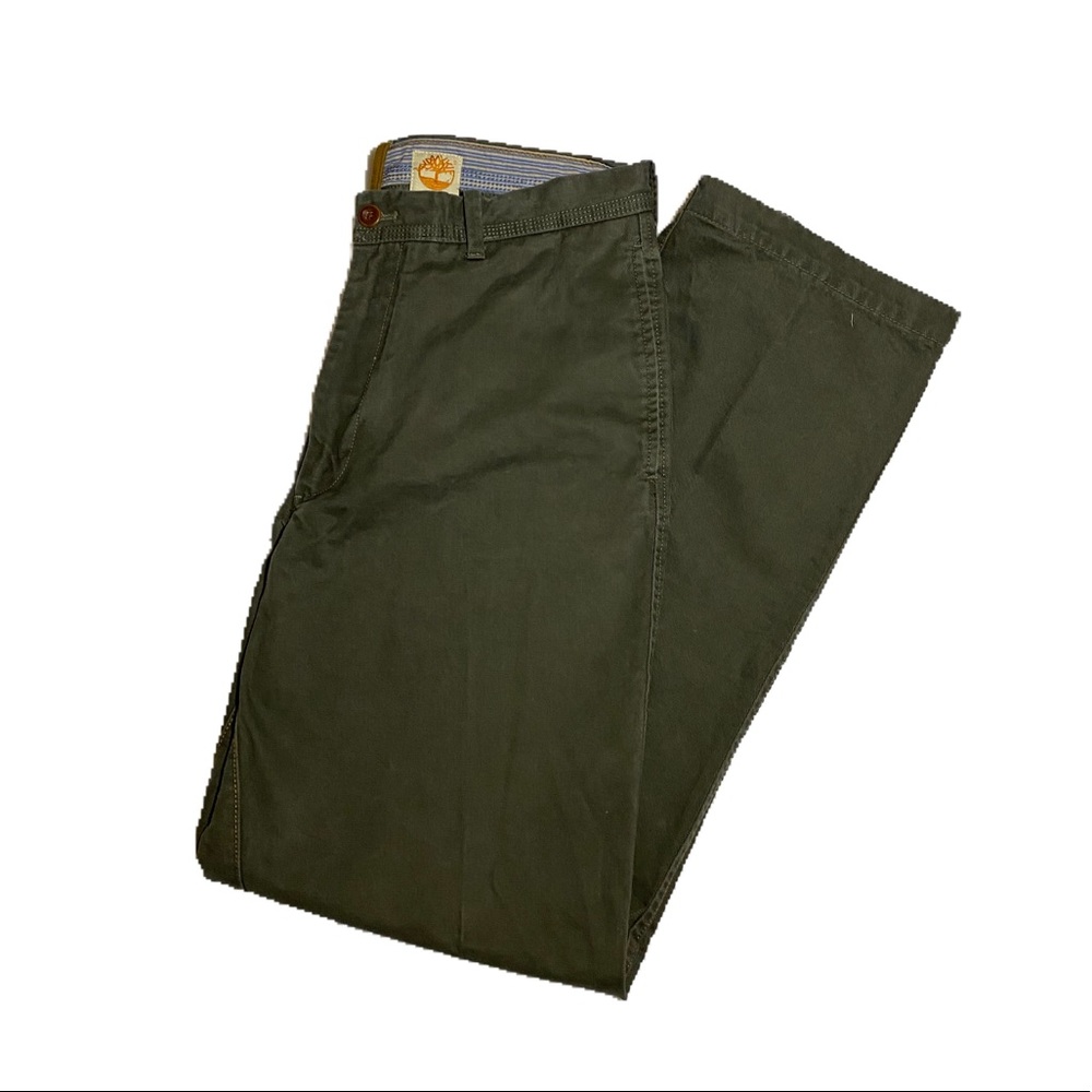 NWOT Timberland Heavy Chino Pants Olive 34x34